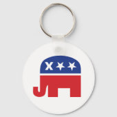 Dode republikeinse olifant sleutelhanger (Voorkant)