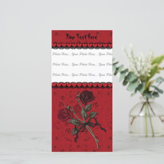 Dode Rode Roos (Staand voorkant)