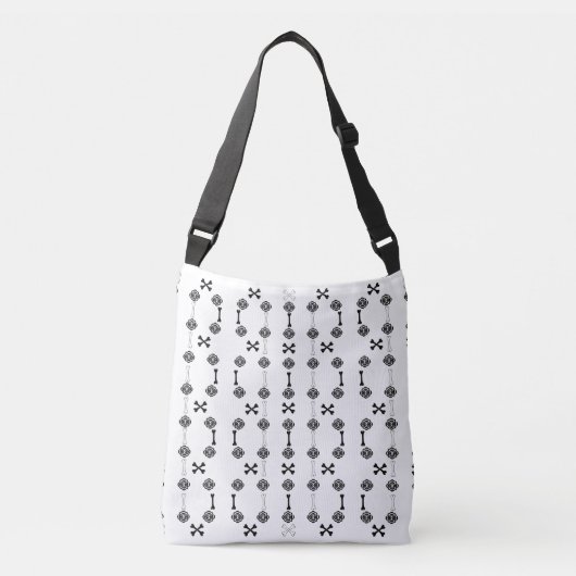Dode Rozen Crossbody Tas (Voorkant)