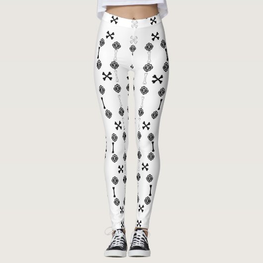 Dode Rozen Leggings (Voorkant)