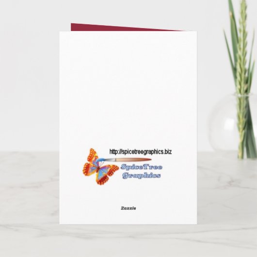 Dode Rozen Valentijn met vers Feestdagen Kaart (Achterkant)