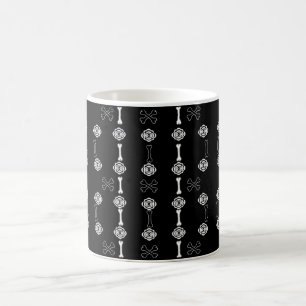Dode Rozen (zwart-wit) Koffiemok