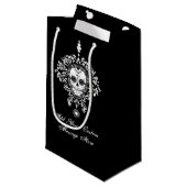 Dode schade - Aangepaste suikerzak voor de schedel Klein Cadeauzakje (Voorkant Gekanteld)