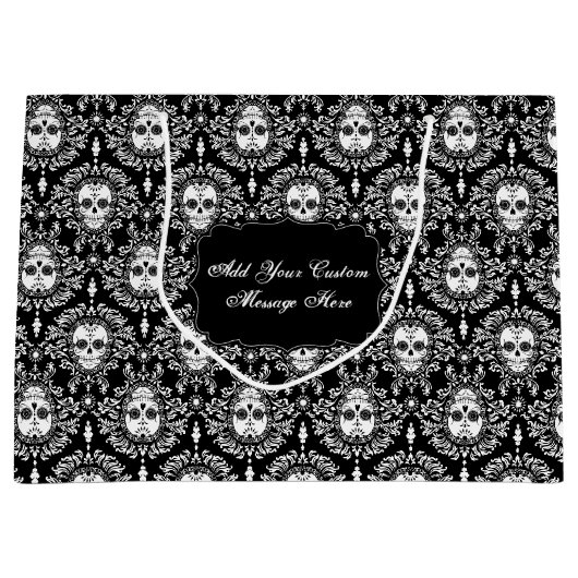 Dode schade - Aangepaste suikerzak voor de schedel Large Cadeautasje (Voorkant)