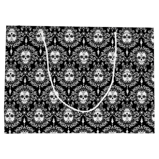 Dode schade - Aangepaste suikerzak voor de schedel Large Cadeautasje (Achterkant)