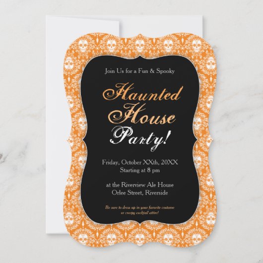 Dode schade - aangepaste uitnodigingen voor Chic S (Voorkant)