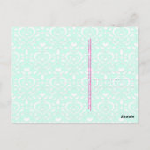 Dode schade - Chic Sugar Skull Briefkaart (Achterkant)