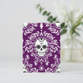 Dode schade - Chic Sugar Skull Briefkaart (Staand voorkant)
