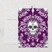 Dode schade - Chic Sugar Skull Briefkaart (Voorkant / Achterkant)