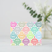 Dode schade - Chic Sugar Skull Briefkaart (Staand voorkant)