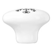 Dode schade - Chic Sugar Skull Ceramic Pull Keramische Knop (Zijkant)
