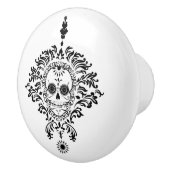 Dode schade - Chic Sugar Skull Ceramic Pull Keramische Knop (Rechts)