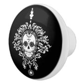 Dode schade - Chic Sugar Skull Ceramic Pull Keramische Knop (Rechts)