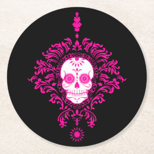 Dode schade - Chic Sugar Skull Onderzetters