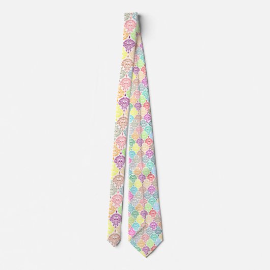 Dode schade - Chic Sugar Skull Stropdas (Achterkant)