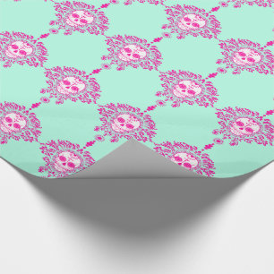 Dode schade - Chic Sugar Skulls Wrapping Paper Cadeaupapier