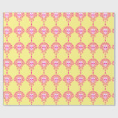 Dode schade - Chic Sugar Skulls Wrapping Paper Cadeaupapier (Vlak)