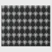 Dode schade - Chic Sugar Skulls Wrapping Paper Cadeaupapier (Vlak)