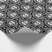 Dode schade - Chic Sugar Skulls Wrapping Paper Cadeaupapier (Hoek)