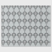 Dode schade - Chic Sugar Skulls Wrapping Paper Cadeaupapier (Vlak)