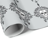 Dode schade - Chic Sugar Skulls Wrapping Paper Cadeaupapier (Rol Hoek)