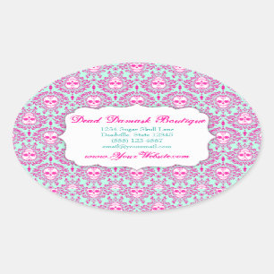 Dode schade - Eigen suikerskulls met label sticker