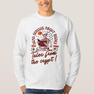 Dode serieuze boeken: verhalen uit de crypte t-shirt