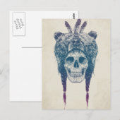 Dode shaman briefkaart (Voorkant / Achterkant)