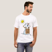 dode sneeuwman t-shirt (Voorkant volledig)
