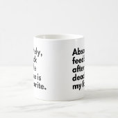 Dode termijn Grappige werkspreuk Koffiemok (Center)