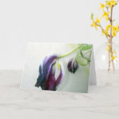 Dode tulpen kaart (Gele Bloem)