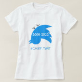 dode twitter op grappige tweet t-shirt (Design voorkant)