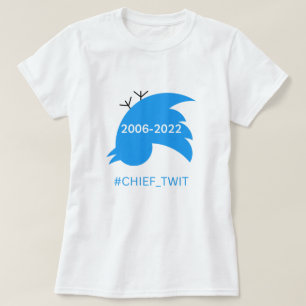 dode twitter op grappige tweet t-shirt