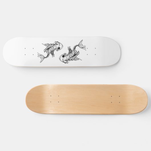 Dode vis persoonlijk skateboard (Horizontaal)