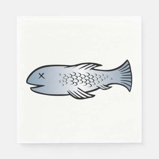 Dode vis servet (Voorkant)