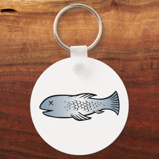 Dode vis sleutelhanger (Voorkant)