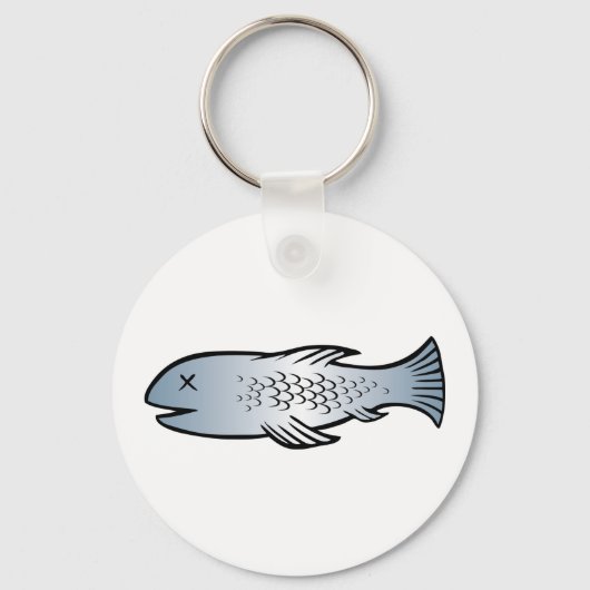 Dode vis sleutelhanger (Achterkant)