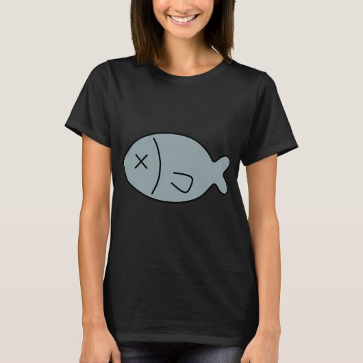 dode vis t-shirt (Voorkant)