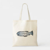 Dode vis tote bag (Achterkant)