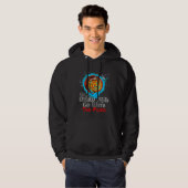 Dode vissen gaan met de stroom mee hoodie (Voorkant volledig)