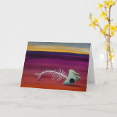 Dode Vissen Kaart (Gele Bloem)