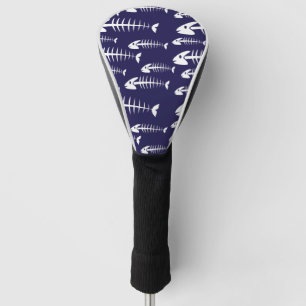 Dode Vissen Skelet Witte Botten Vis Humor Golfheadcover