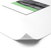 Dode vogel in zwarte pakken (Moegi) Poster (Hoek)