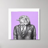 Dode vogel in zwarte pakken (Sumire) Canvas Afdruk (Voorkant)