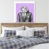 Dode vogel in zwarte pakken (Sumire) Canvas Afdruk (Insitu (Slaapkamer))