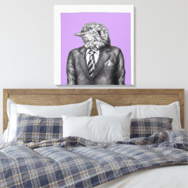 Dode vogel in zwarte pakken (Sumire) Canvas Afdruk