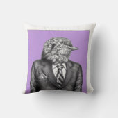 Dode vogel in zwarte pakken (Sumire) Kussen (Achterkant)