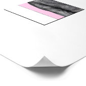 Dode vogel in zwarte pakken (Ume) Poster (Hoek)