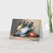 dode vogels kerst Kaart (Voorkant)