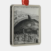 Dode walvis metalen ornament (Rechts)